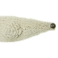 thumbnail image 3 of Wrapables® Hand Knit Floral Headband, Khaki, 3 of 4