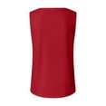 thumbnail image 5 of WAYUTE Women's Tank Tops Sleeveless Tank Top with Unique Neckline Design Casual Solid Color Camisole for Daily Wear Layering, 5 of 5