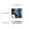 thumbnail image 2 of Bangcool Sushi Dish Ceramic Decorative Vintage Washable Snack Dish Kitchen Dumpling Plate, 2 of 10