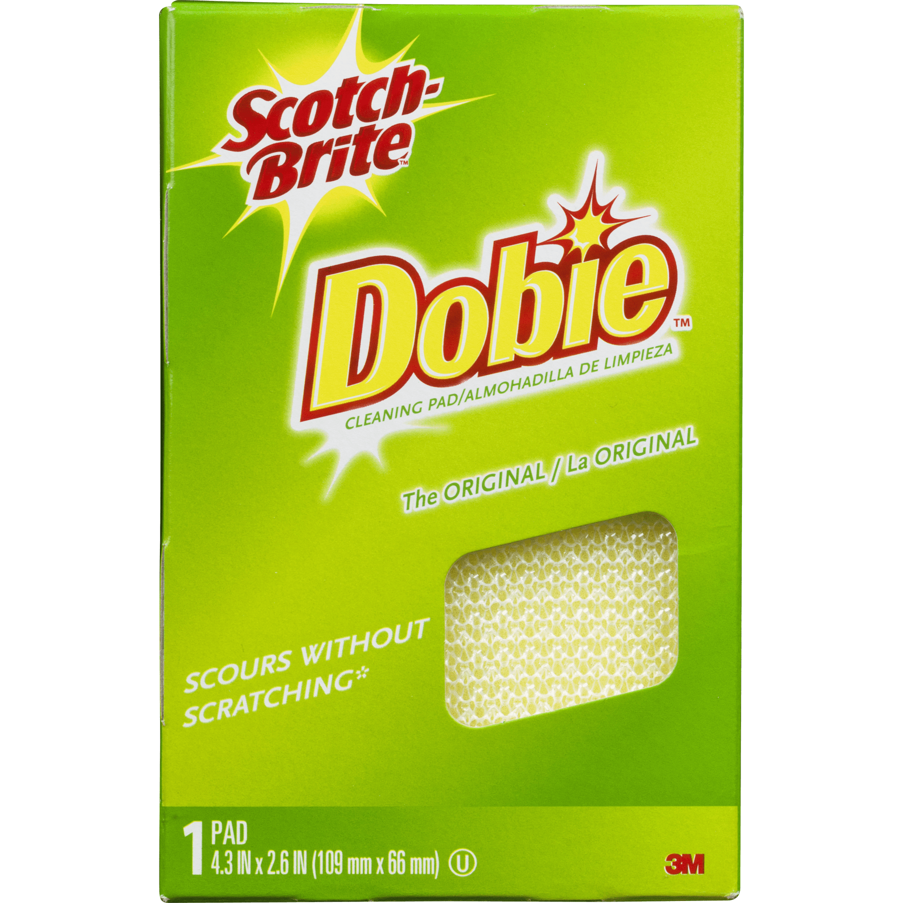 Scotch-Brite Dobie Pad 720 Scour No Scratch All Surface Original Cleaning 24 PK 