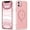 Pink, variant on Compatible with iPhone 11 Case with Invisible Magnetic O-Ring Stand [Compatible with MagSafe][Great Grip Feeling], Pink