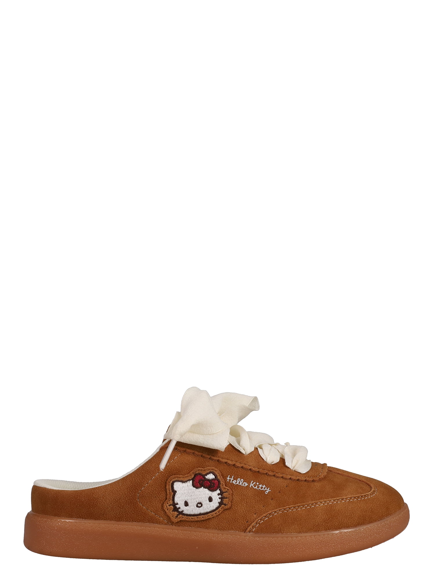 Hello Kitty® Women's cognac brown mule backless sneakers