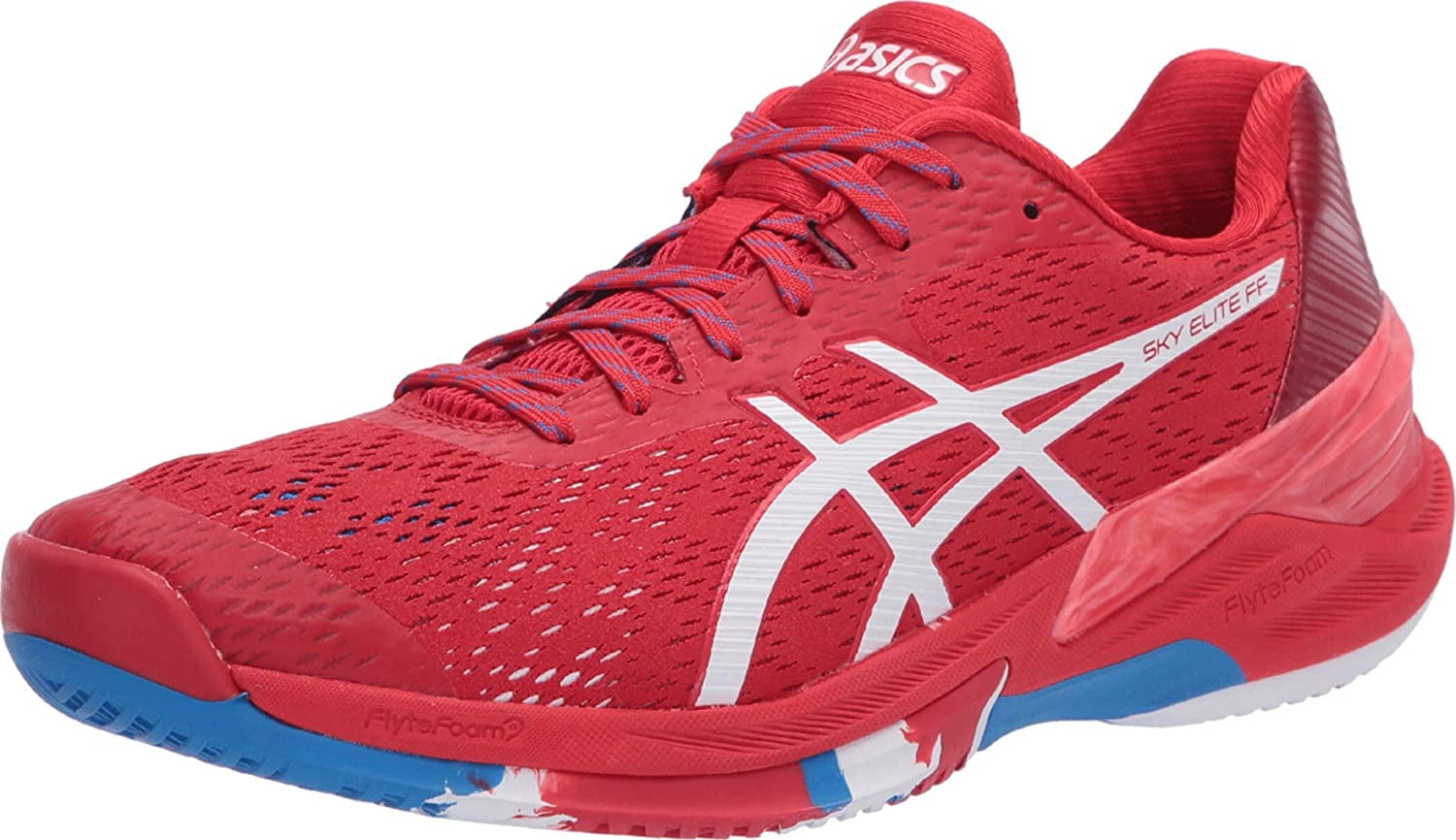 Red and white volleyball shoes 2025