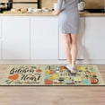 thumbnail image 2 of Farmhouse Kitchen Rug and Mats Set 2 Colorful Seasonal Cooking Sets Cushioned Anti Fatigue Kitchen Floor Mats Non Skid Waterproof Washable Comfort Standing Mat for Home Sink,17.3x28+17.3x47 Inch, 2 of 6