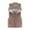 Brown, variant on IROINNID Infant Boys Girls Fleece Vest Sleeveless Button Shearling Jacket Hooded Outerwear With Pockets
