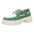 thumbnail image 5 of Dakaela Women's Lace up Wingtip Oxford Shoes Platform Vintage Round Slip on Loafers Fashion Mary Jane, 5 of 6