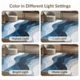 thumbnail image 7 of ODIKA 8'x10' Washable Area Rug Abstract Watercolor Modern Brushstroke Design With Flowing Wavy Motif for King Size Bedroom Under Bed, Master Suite, Non-Shedding, Easy Care, 7 of 7
