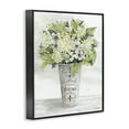 thumbnail image 3 of Stupell Industries French Floral Greenery Bouquet Parisian Charm Flowers Framed Wall Art Design by Cindy Jacobs, 11" x 14", Black Framed, 3 of 5