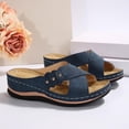 thumbnail image 6 of Willtoo Orthopedic Casual Sandals for Women Non Slip Slip on Arch Support Flat Wedge Sandals Wide Width Sneakers 2026 Soft Foam Shoes, 6 of 7