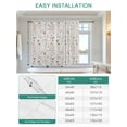 thumbnail image 6 of Flowers Birds Tie Up Curtains for Windows 45 Inch Length Balloon Curtains Kitchen Adjustable Balloon Window Shade Spring Botanical Floral Tree Branches Tie Up Valance Bathroom Curtain Window 52"x45", 6 of 6