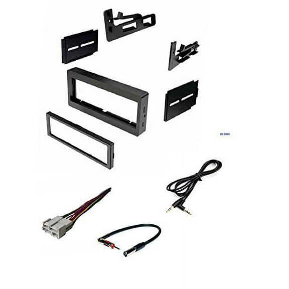 Car Stereo Dash Kit, Wire Harness, Antenna Adapter for Installing a Radio for some 1995-2002 Cadillac Escalade Chevrolet Astro Avalanche Express Silverado Suburban Tahoe GMC Safari Savana Sierra Yukon