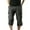 Dark Gray, variant on Mens Capris Cargo Pants Casual Comfy Solid Pocket Waist Drawstring Regular Casual Comfy Solid Pocket Regular Black