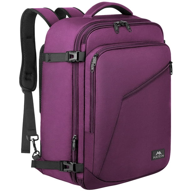 Mochila de viaje MATEIN Large Morada Resistente al Agua 50L
