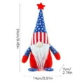 thumbnail image 2 of Ranliy Faceless Patriotic Gnome for 4Th of July Decor - Red White Blue Holiday Ambiance, Indoor/Outdoor Ornament, Memorial Day & Veterans Day Gift, Desk & Shelf Decor, 9"-13" Inch, 2 of 3