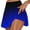Blue, variant on Women's Athletic Tennis Skorts Built-in Shorts Golf Active Skirts High Waist Sports Running Gym Training Skirt Ladies Clothes