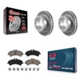 thumbnail image 1 of Transit Auto Rear Coated Disc Brake Rotors and Ceramic Pads Kit for Car Sprinter 3500 Mercedes-Benz Dodge Freightliner 3500XD KGC-102246, 1 of 11