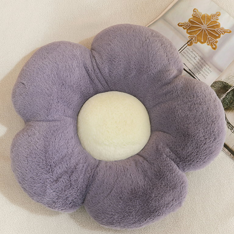 Gogosir Flower-Shaped Throw Pillow Floor Cushion Office Sedentary Tatami Car  Butt Cushion 