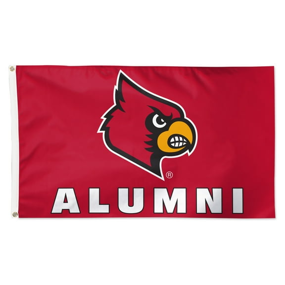 WinCraft Louisville Cardinals 3' x 5' Single-Sided Deluxe Alumni School Supporter Flag