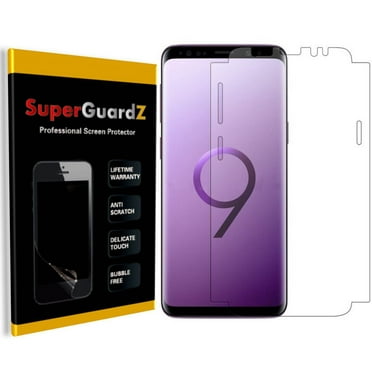[2-Pack] For Samsung Galaxy S9 - SuperGuardZ [5D FULL COVER] Screen Protector, HD Clear, Military Grade TPU Film, Anti-Scratch
