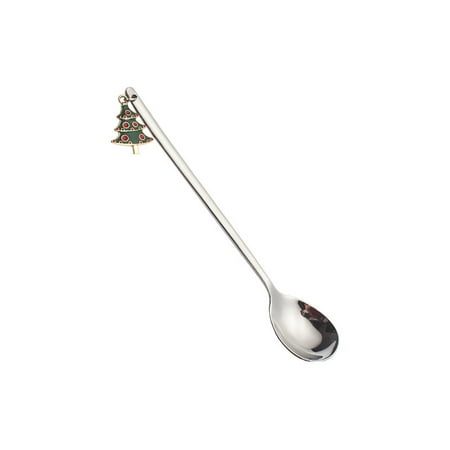 

Mosey Coffee Dessert Spoon Comfortable to Grip Doughnut Cupcake Spoon Decor Easy to Clean Cute Kitchen Utensils