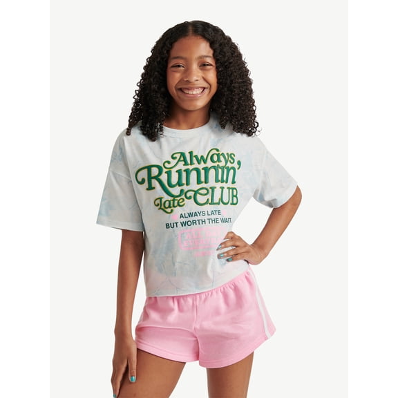 Justice Girls EDF Short Sleeve Tee, Sizes XS - XLP