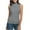Gray, variant on Lolmot Fashion Womens Sleeveless Mock Turtleneck Stretch Soft Slim Fit T-Shirt Layer Top Solid Color Basic Shirts