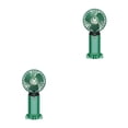 thumbnail image 1 of Inteprter Ventilador portátil Pantalla LCD 4 Engranajes Dibujos animados Ajustable Verano al aire libre Pantalla de alimentación digital Verde 2Conjunto, 1 of 6