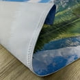 thumbnail image 5 of Ambesonne Nature Place Mats Set of 4, Mountain Lake Scenery, Standard Size, Blue White Green, 5 of 6