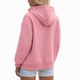 thumbnail image 4 of Towmus 2025 Zip Up Hoodies for Women 2025 Fall Trendy Plus Size Hooded Sweatshirt Full Zip Zipper Athletic Jacket Lightweight Workout Sweatshirts Coats, 4 of 6