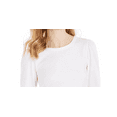 thumbnail image 2 of Charter Club Women's Supima Puff Sleeve Top White Size Medium, 2 of 3