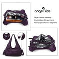 thumbnail image 3 of Angelkiss Hobo Shouder Purses for Women Crossbody Bag with Adjustable Long Straps Ultra Soft with Multiple Pockets, 3 of 5