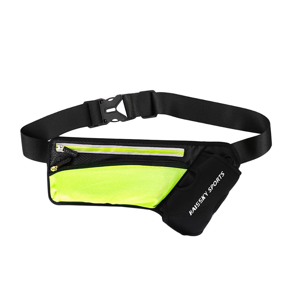 running belt with small water bottle