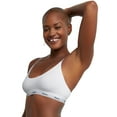 thumbnail image 4 of Hanes Originals Women's Cropped Bralette, Breathable Stretch Cotton, 2-Pack, Style MHO103, 4 of 10