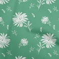thumbnail image 1 of oneOone Viscose Jersey Green Fabric Floral Quilting Supplies Print Sewing Fabric By The Yard 60 Inch Wide, 1 of 4