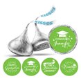 thumbnail image 1 of Darling Souvenir 190 Pcs Graduation Theme Custom Stickers for chocolate Candy Labels-Light Green, 1 of 2