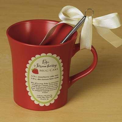 Abbey Press - Abbey Press My Cup Runneth Over Lite Strawberry Cake Mug