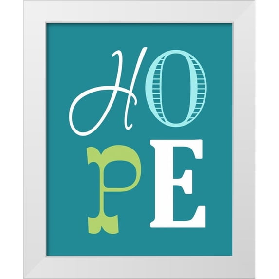 Robinson, Tamara 20x24 White Modern Wood Framed Museum Art Print Titled - Hope