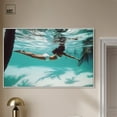 thumbnail image 2 of Art Remedy Retro Photography Canvas, 54" x 36", White Frame, Underwater Beauty, 2 of 7