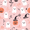 Pink Halloween Ghosts, variant on FORMRS Kids Pajama Pants with Pockets Size 6-8Y Boys Lounge Sleep Bottoms, Halloween Orange Ghosts