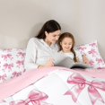 thumbnail image 5 of Castle Fairy Cartoon Bowtie Full Size Comforter Sets,Bling Ribbon Bow Knot Bedding Sets, 5 of 8