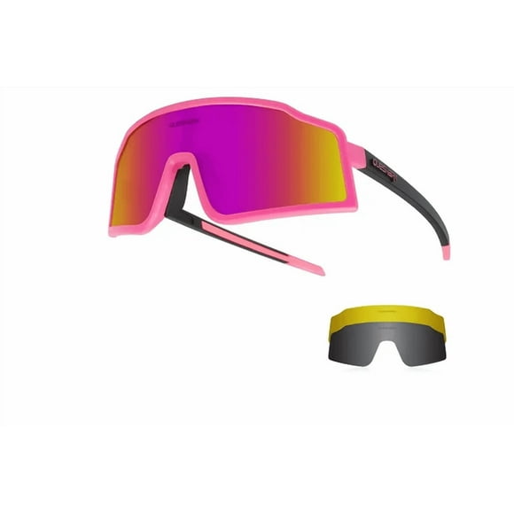 Gafas De Sol Polarizadas Xtellar rosa Para Ciclismo Uv400 Protección