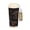 Cup lid black, variant on 500ml Stainless Steel Coffee Mug with Portable Black Strap Vacuum Insulated Ceramic Coated Coffee Tumbler Mushrooms and Glittering Stars