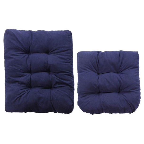 Rocking Cushion Pad, 2 Piece Rocking Cushions Set Seat and Back Non