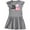 AC-Heather Grey, variant on New to the Flock Cute Baby Flamingo Girls Baby Dress