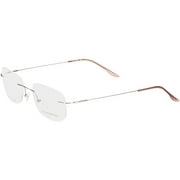 Angle View: Naturally Rimless Eyeglasses, NR-106, 1pr