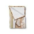 thumbnail image 2 of Animal Soft Flannel Fleece Throw Blanket, Seahorse Marine Fishes Exotic Ocean Underwater World Aquatic Illustration, Cozy Plush for Indoor and Outdoor Use, 60" x 80", Cream Brown, by Ambesonne, 2 of 6
