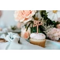 thumbnail image 3 of Boho Daisy Acrylic Cupcake Toppers, Pack of 12, 3 of 4