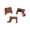 Brown, variant on Rirozkan Plants Pot Risers, 3 Pack Invisible Plastic Feet Elevators for Indoor Outdoor Planters, Drainage Protection