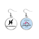 thumbnail image 1 of Dibujos animados de Navidad Navidad icono de símbolo Pendientes de sandía verano lóbulo desgaste Unbranded M, 1 of 3