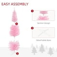 thumbnail image 3 of 6ft Artificial Christmas Tree with Plastic Stand, Ideal for Home, Office and Xmas Party Decor, 3 of 8